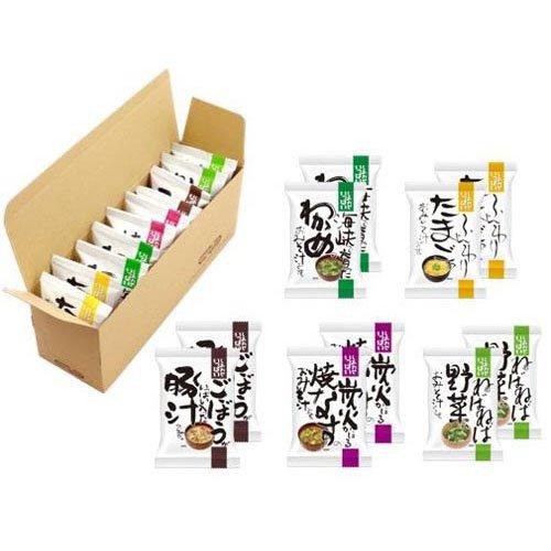 938292🍲日本製 5種口味即食味噌湯組合包（共10入）✨