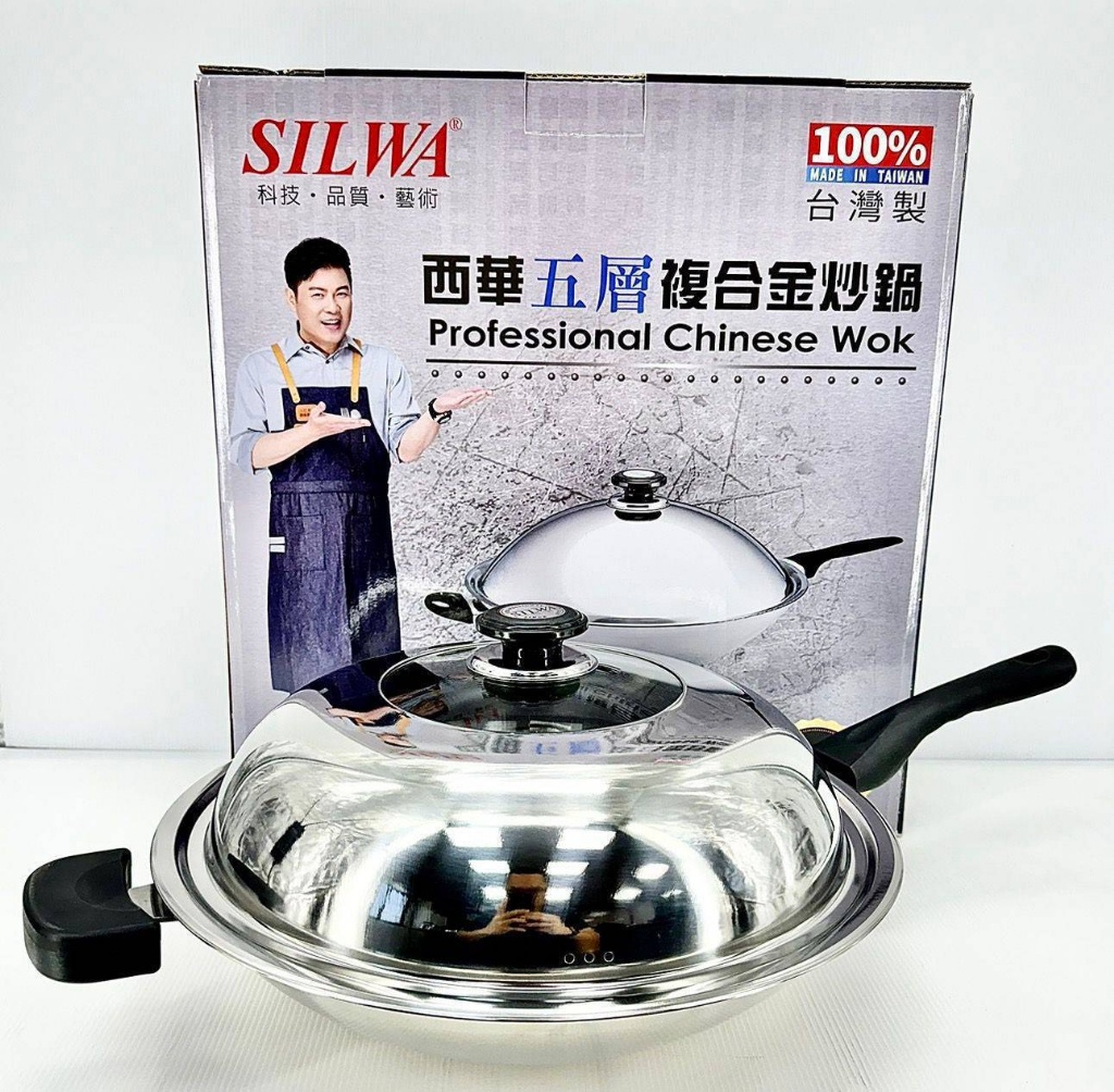 台灣製 西華五層複合金炒鍋｜37CM 單柄款(ASW-37ST)