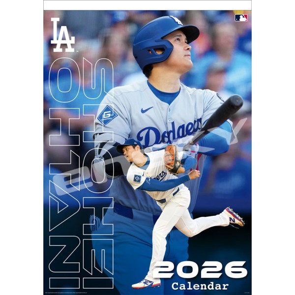 🔥【日本🇯🇵Shohei Ohtani 大谷翔平｜2026 官方授權掛牆月曆】⚾️