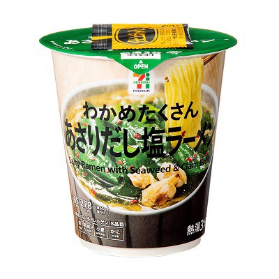 🍜【日本7-11限定｜海帶蛤蜊鹽味拉麵杯 65g】🌊