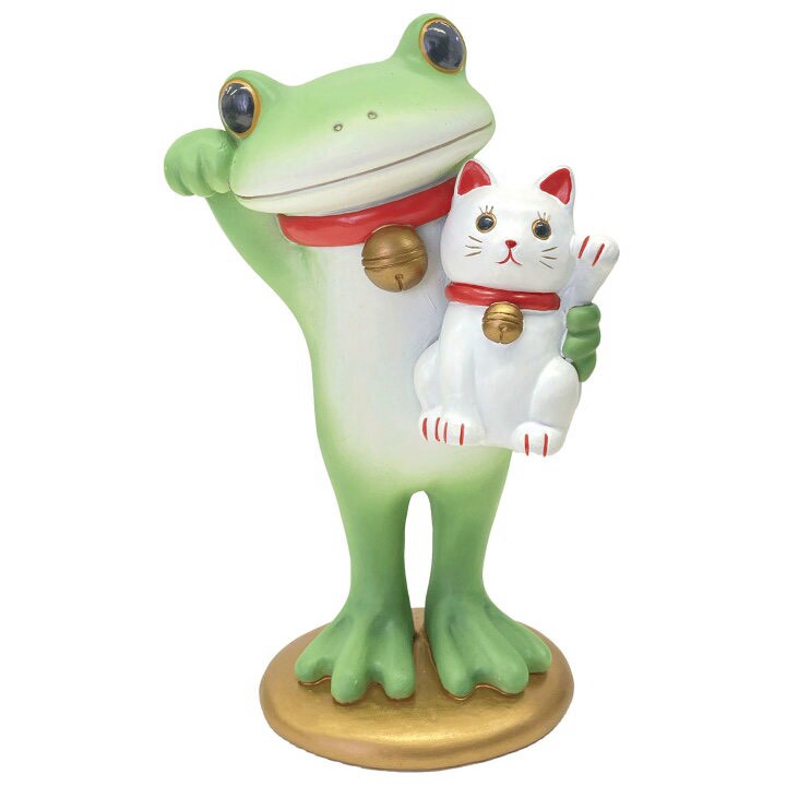 912398🇯🇵日本 「一起招好運」幸運青蛙擺飾