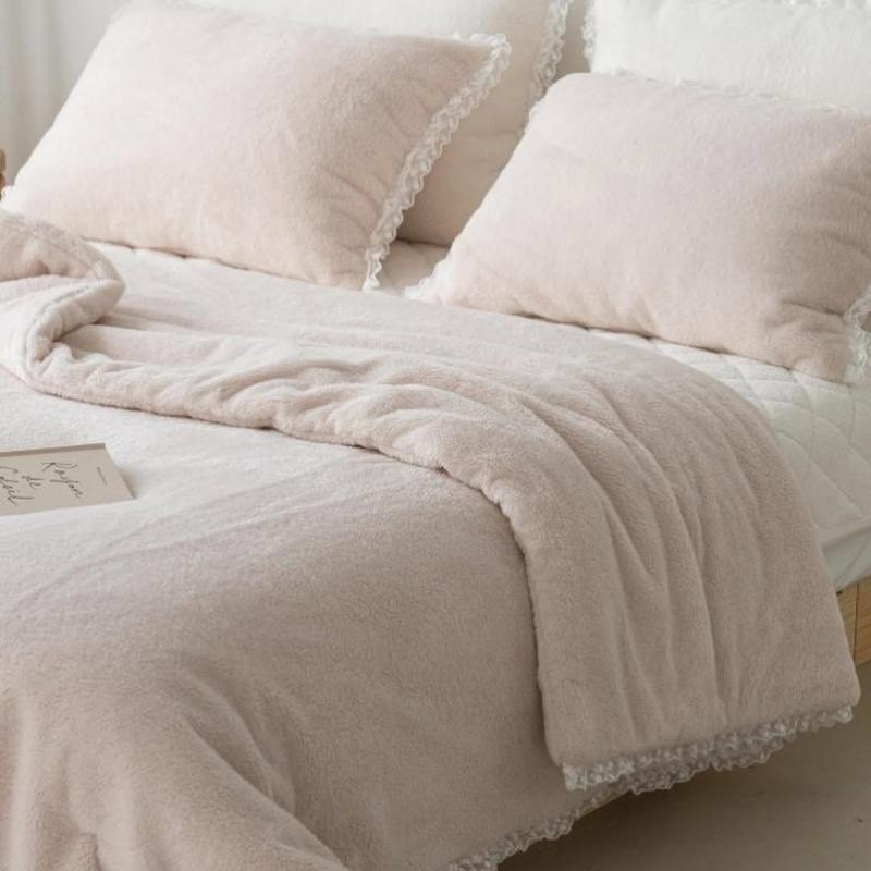 🇰🇷韓國冬被-雲朵蕾絲絨暖被