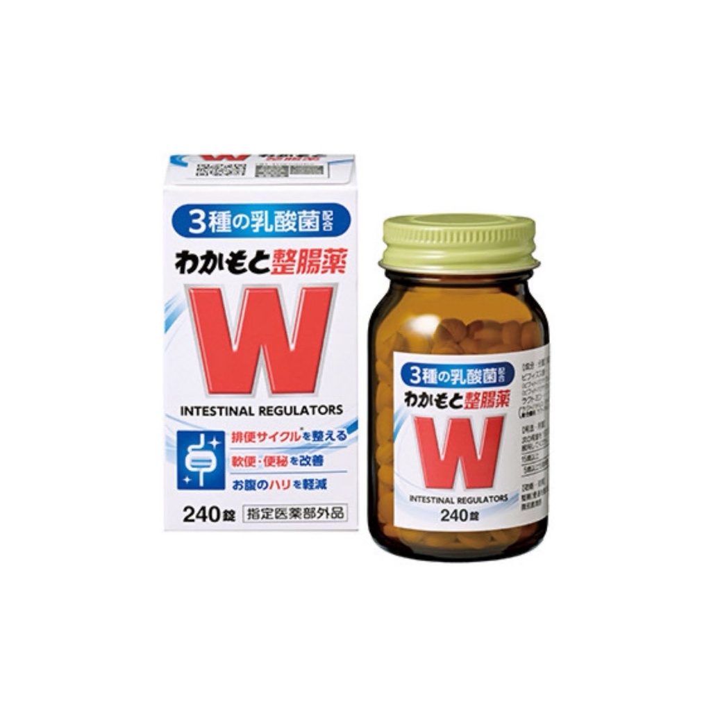 【🇯🇵 日本 Waka moto｜W 乳酸菌整腸藥 240 錠（新包裝）】