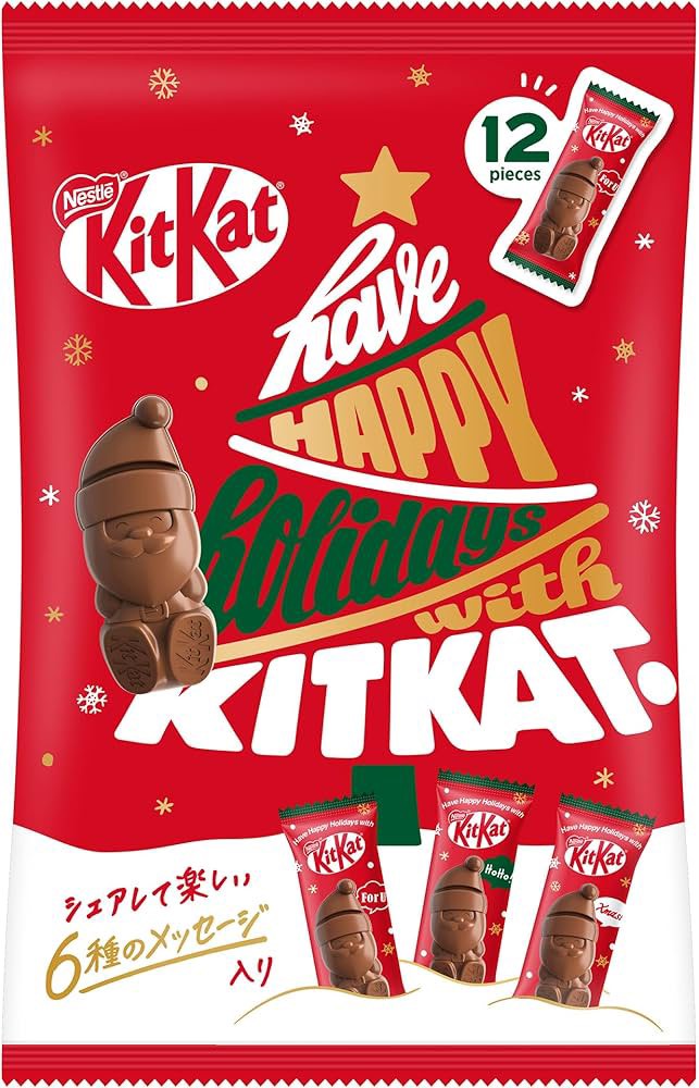 🎄2025 KitKat 聖誕限定巧克力小人禮袋（12入）