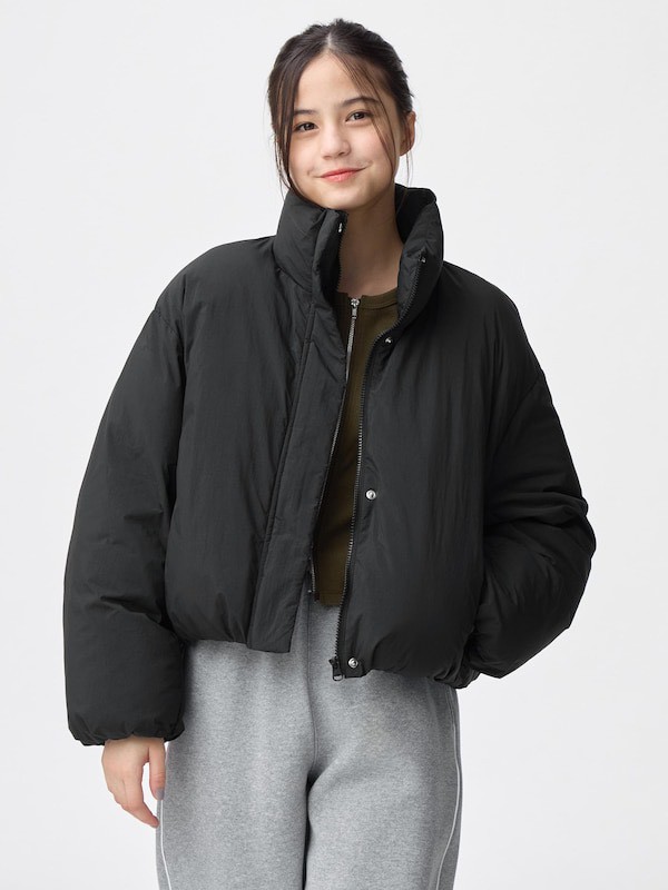 日本🇯🇵GU 💗GIRLS 暖感鋪棉短版外套358052