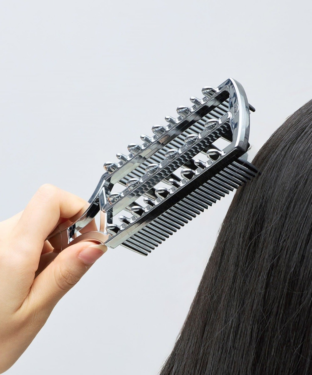 日本🇯🇵and us 金屬美容梳 × 刮痧兩用美髮梳