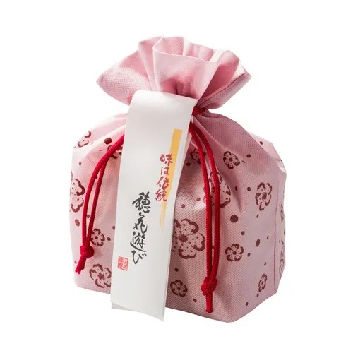 711234🇯🇵 日本「穂花遊び」綜合米菓巾著禮袋（6 袋入）