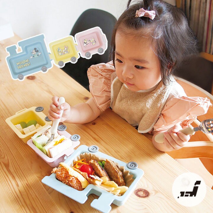 日本🇯🇵 火車造型兒童分隔餐盤