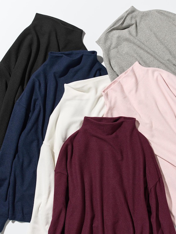 日本🇯🇵Uniqlo 女款柔暖抓絨高領針織T484336