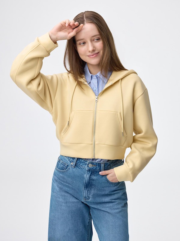 日本🇯🇵GU 🔥Puff Sweat 蓬感保暖全拉鍊連帽外套358742