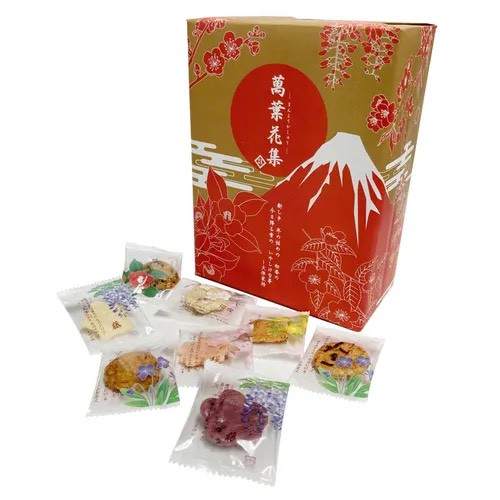 942719【日本新年限定🎍萬葉花集年賀仙貝禮盒】