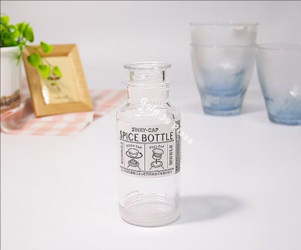 日本透明調味乾料容器