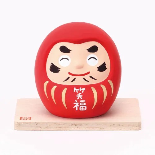 《日本開運招福達摩擺件｜幸福微笑祈願款》