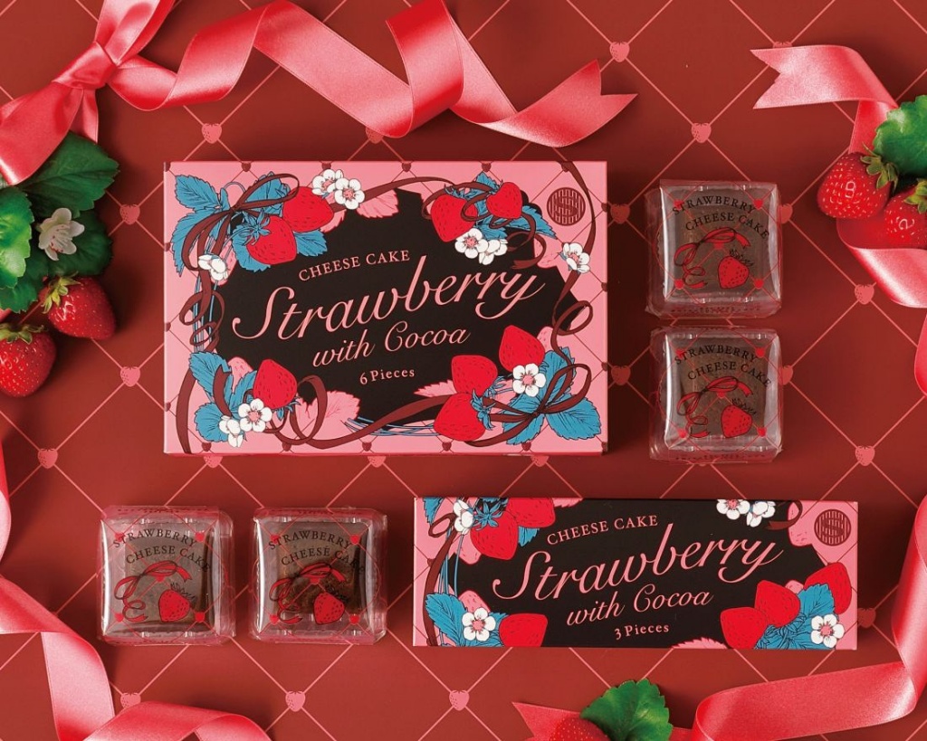 日本🇯🇵資生堂 Parlour｜冬季限定 草莓可可起司燒菓子