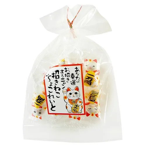 🇯🇵日本 招財貓糖衣巧克力 35g｜開運甜蜜點心「一組2包」
