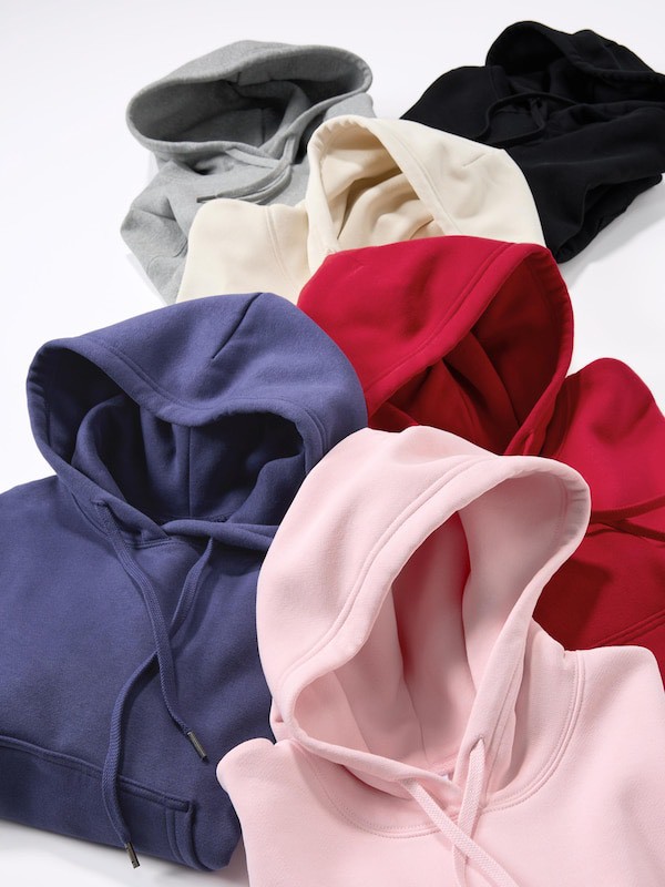 日本🇯🇵GU 重磅棉質短版連帽上衣358273