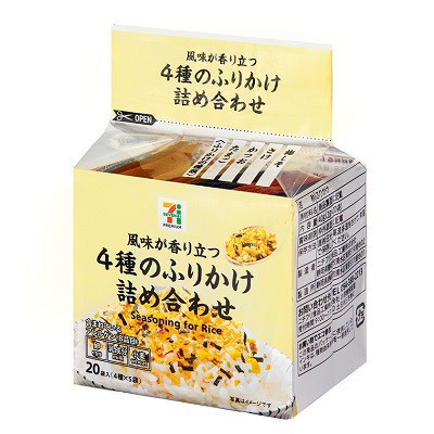 【日本 4種風味迷你飯友綜合包｜20袋入】