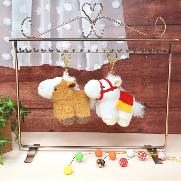 702070日本🇯🇵《2026午年 干支ぽちゃ系列 軟萌小馬鑰匙圈》