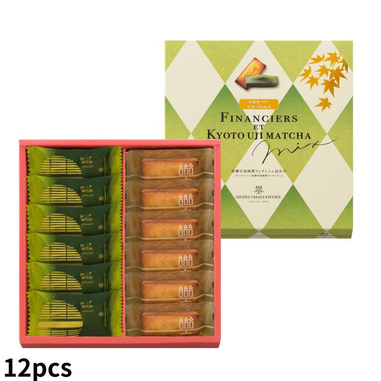 《京都宇治・天峰抹茶費南雪禮盒12入》
