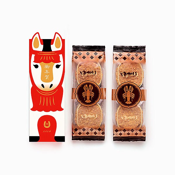 日本🇯🇵2026 午年限定・招福馬造型禮盒｜桂新堂蝦煎餅