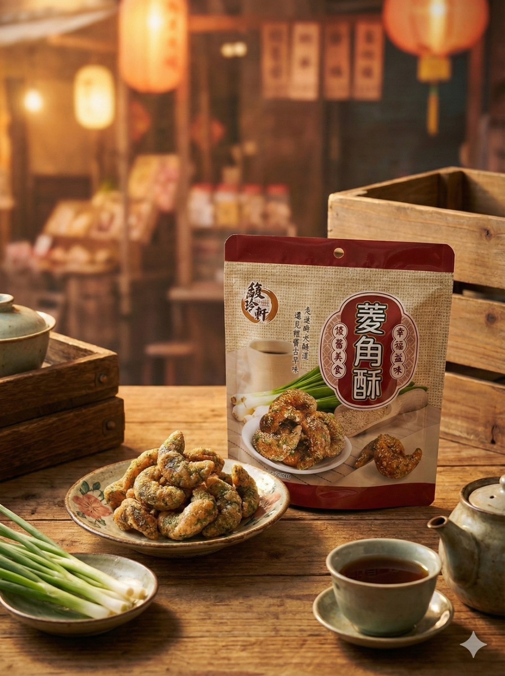 菱角酥(12入/包)《一組二包》