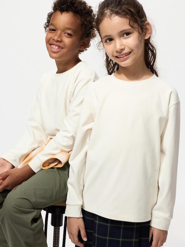 日本🇯🇵UNIQLO 柔暖刷毛抓絨圓領 T 恤