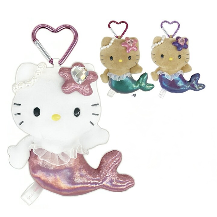 🧜‍♀️🎀【Hello Kitty 美人魚夢幻吊飾｜愛心登山扣款】
