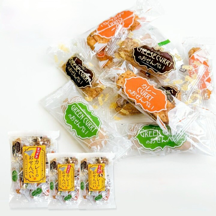 642538🍛【山森堂本舖】職人系三重奏・濃香混合咖哩米果分享包165g