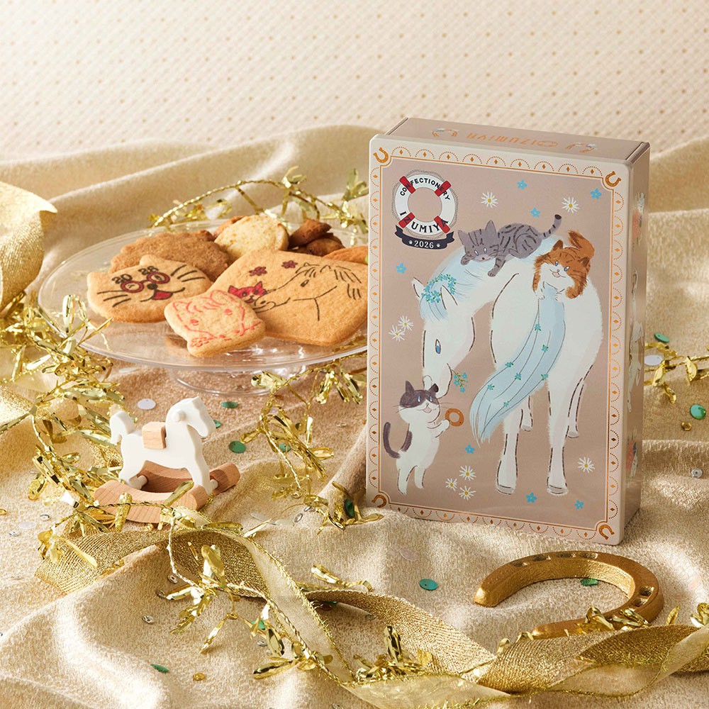 🐎🐱 日本 IZUMIYA 泉屋2026 午馬 × 貓咪 新春限定手工餅乾禮盒