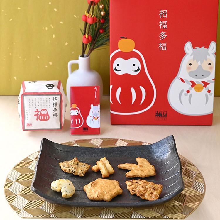 🧧日本柿山新春限定「招福多福」綜合米菓禮盒