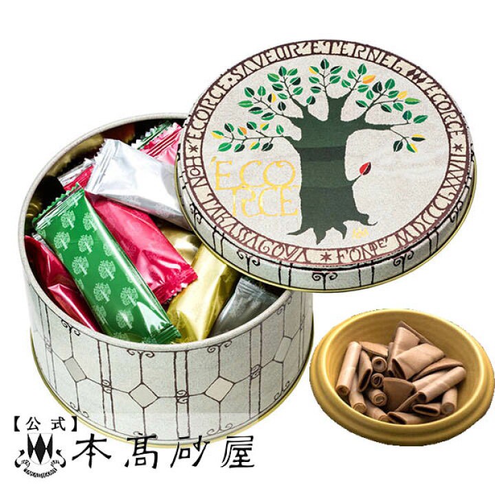 🍫 日本百年名店｜本高砂屋 ECO TREE 經典巧克力捲鐵盒