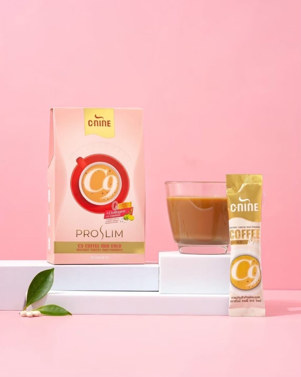 泰國🇹🇭☕️ C-Nine Pro Slim 金牌燃脂飽足咖啡（10包入） ☕️