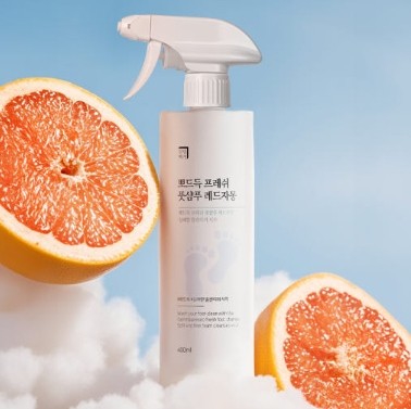 韓國 Salim 白皮書 清新柚子潔淨足部泡泡洗淨露 400ml