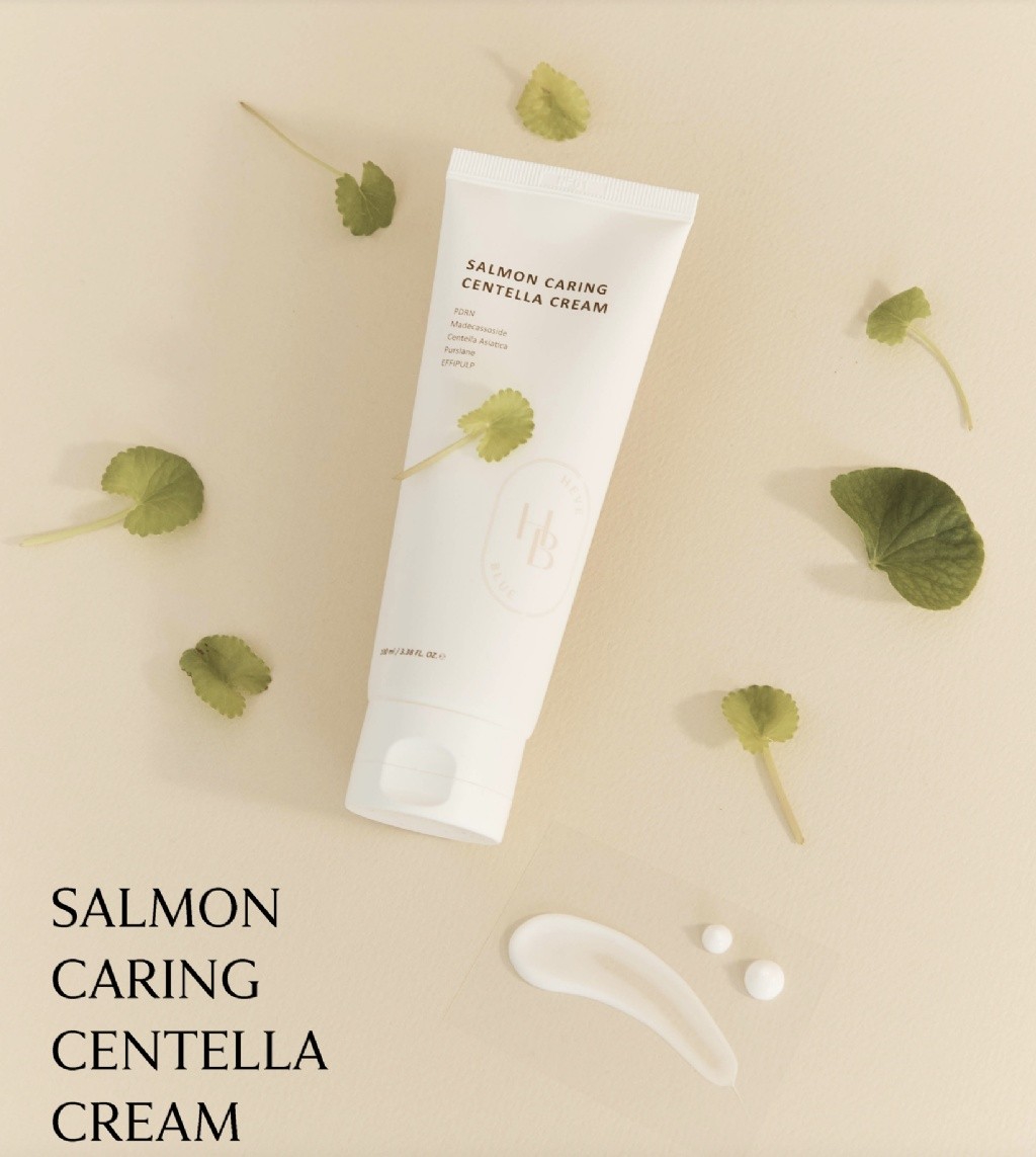 韓國HEVEBLUE 鮭魚PDRN積雪草修護面霜 100ml