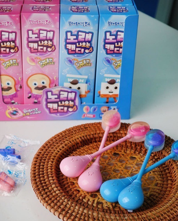 韓國音樂棒棒糖・兒童版 × 天才麵包理髮師1入（款式隨機）