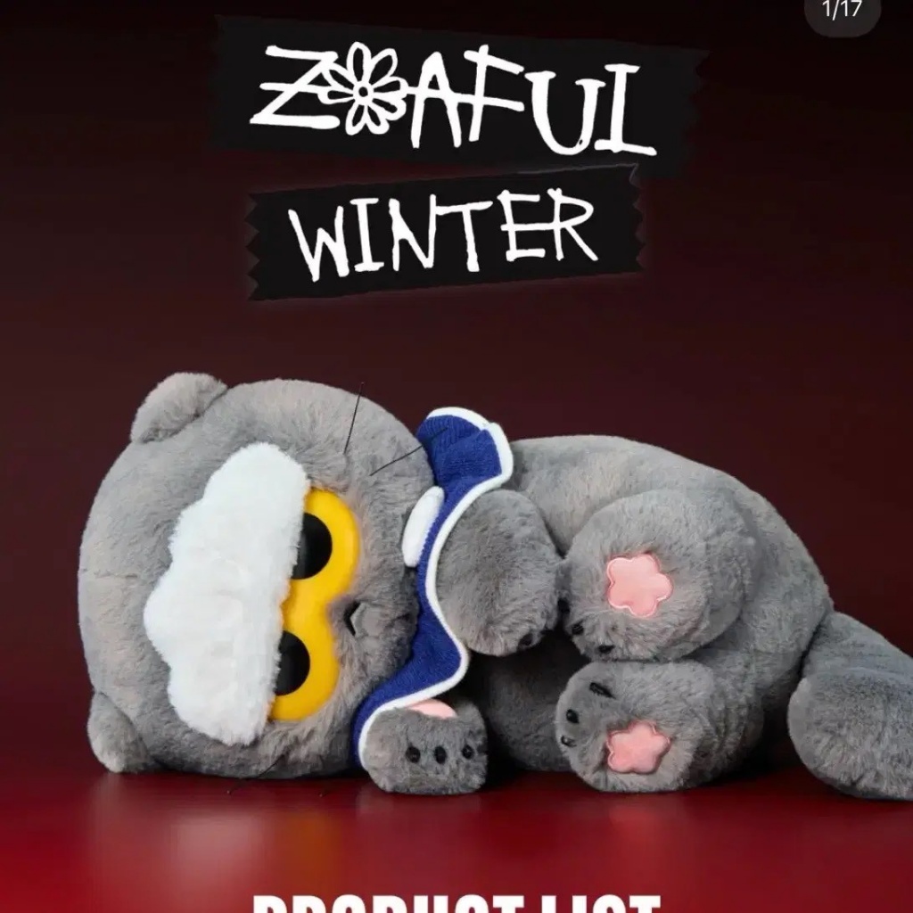 韓國🇰🇷ZO&FRIENDS ZOA 貓 冬季限定 中型毛絨公仔