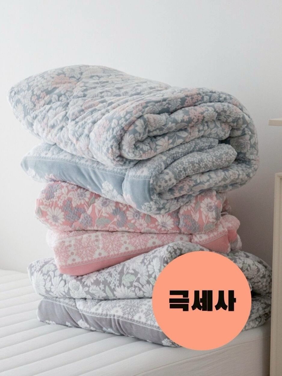 🇰🇷 韓國製 2026 NEW5mm 細絲短毛絨・立體雕花冬被 【瑪麗款】