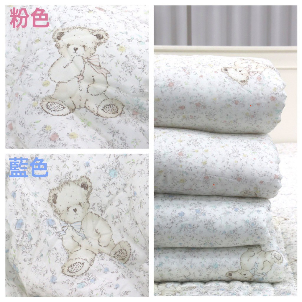 🇰🇷 韓國製 NEW100% 莫代爾・花紋四季被【甜蜜熊 Sweet Bear】
