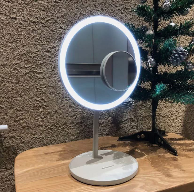 🇯🇵 日本 MUJI 無印良品【3 段式自然光・無線 LED 化妝鏡】