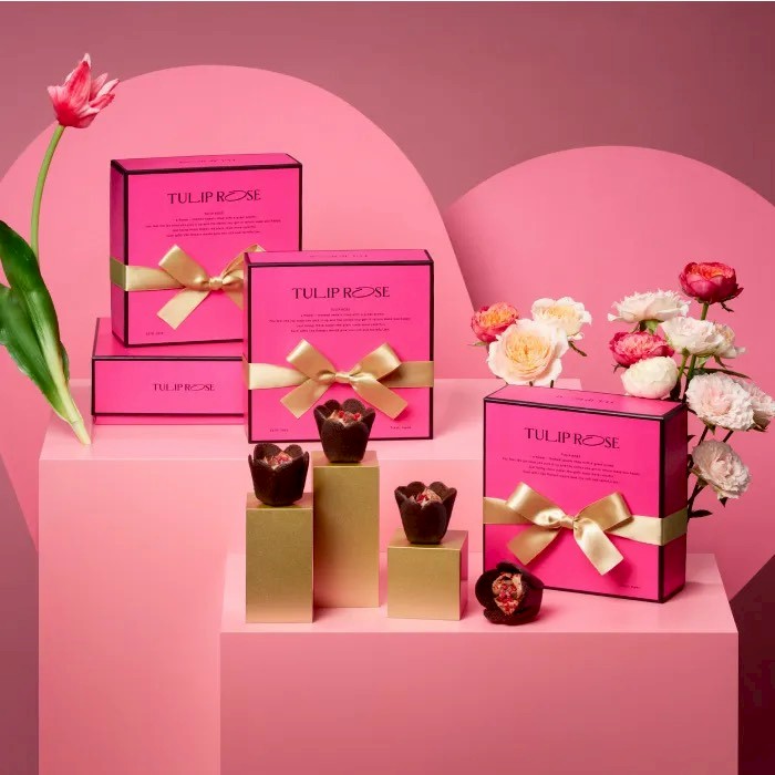 🌷🇯🇵【日本夢幻系花朵巧克力】Tulip Rose 鬱金香玫瑰巧克力禮盒