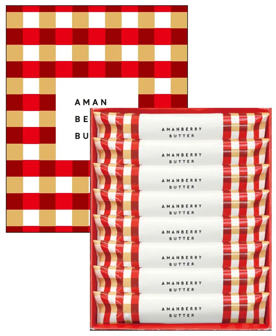 🧈🍓【AMANBERRY BUTTER 經典奶油夾心捲心餅禮盒】