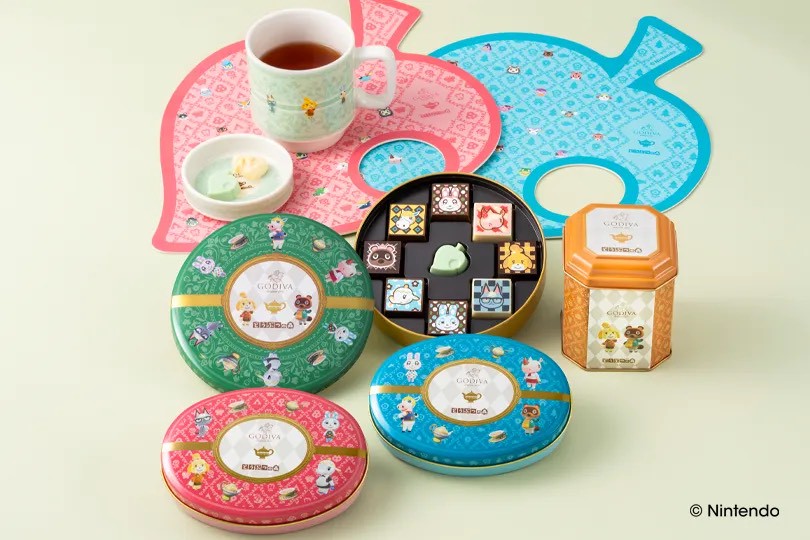🏝️🍫【GODIVA × 任天堂《集合啦！動物森友會》聯名巧克力鐵盒系列】