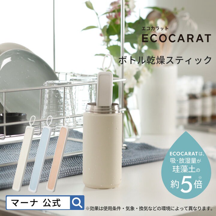 日本🇯🇵 ECOCARAT 水壺速乾吸水棒｜珪藻土 5 倍吸濕力